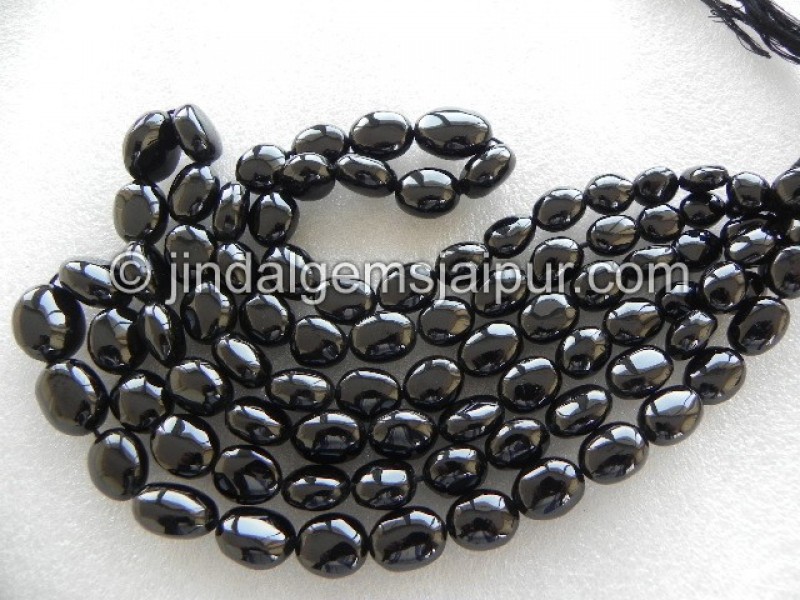 Black Spinel Smooth Nuggets Shape Beads